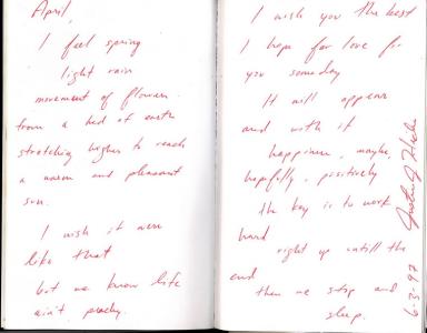 Graduation Poem -- by justin hicks